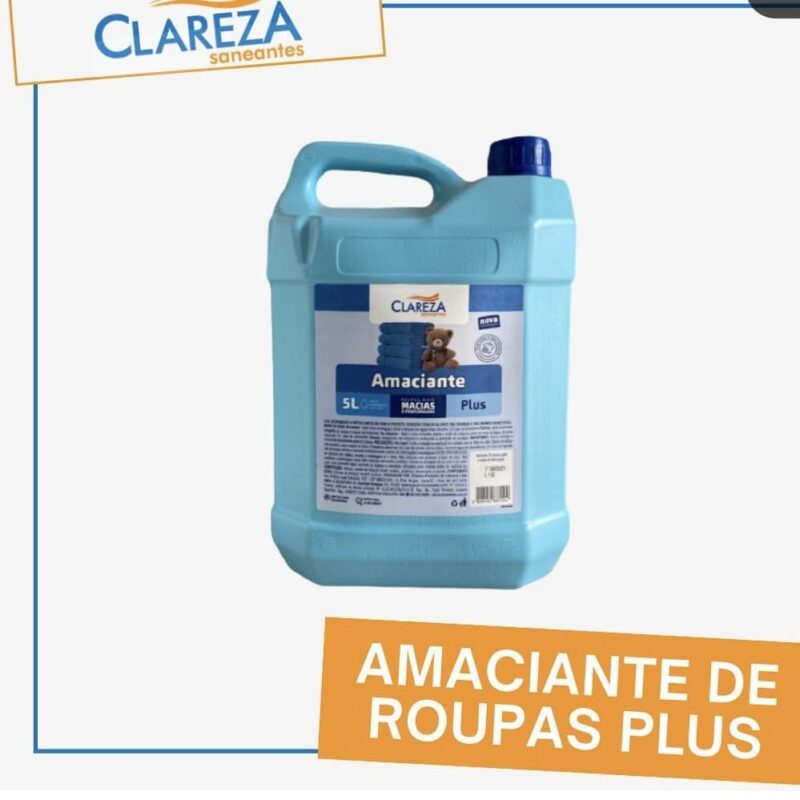 Amaciante de roupas plus