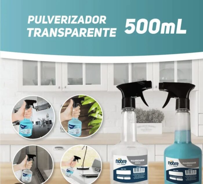 Pulverizador trasnsparente