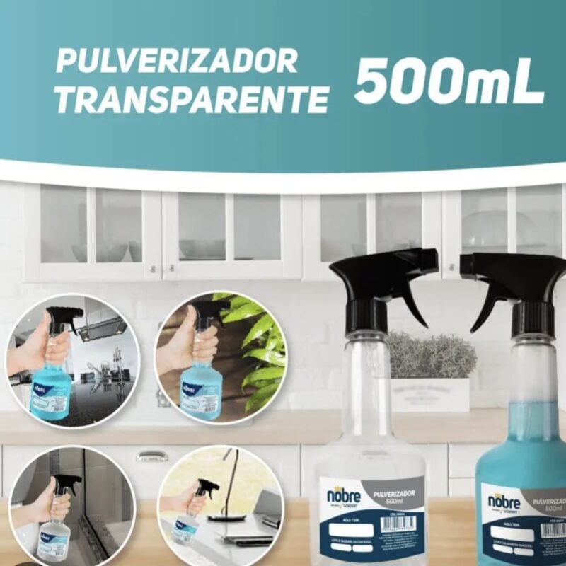 Pulverizador trasnsparente
