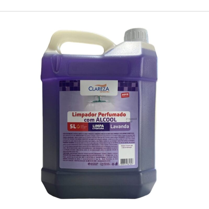 Limpador perfumado com alcool