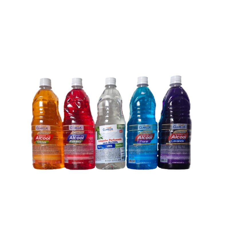 Limpador perfumado com álcool