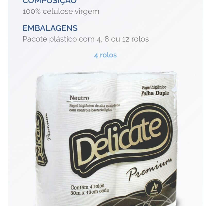 Papel higiênico folha dupla