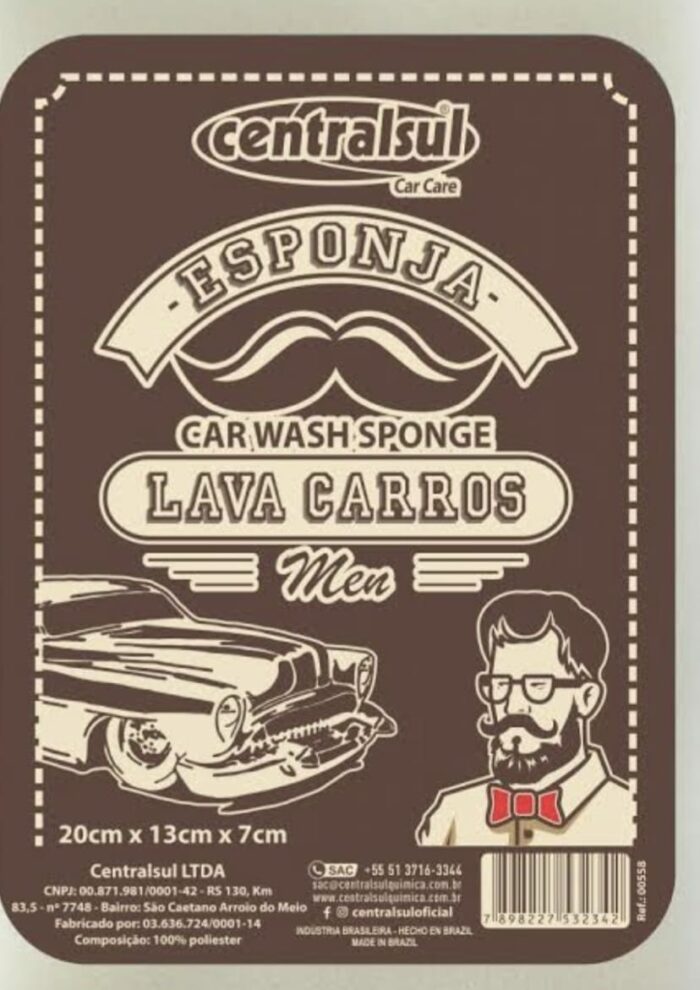 Esponja lava carros
