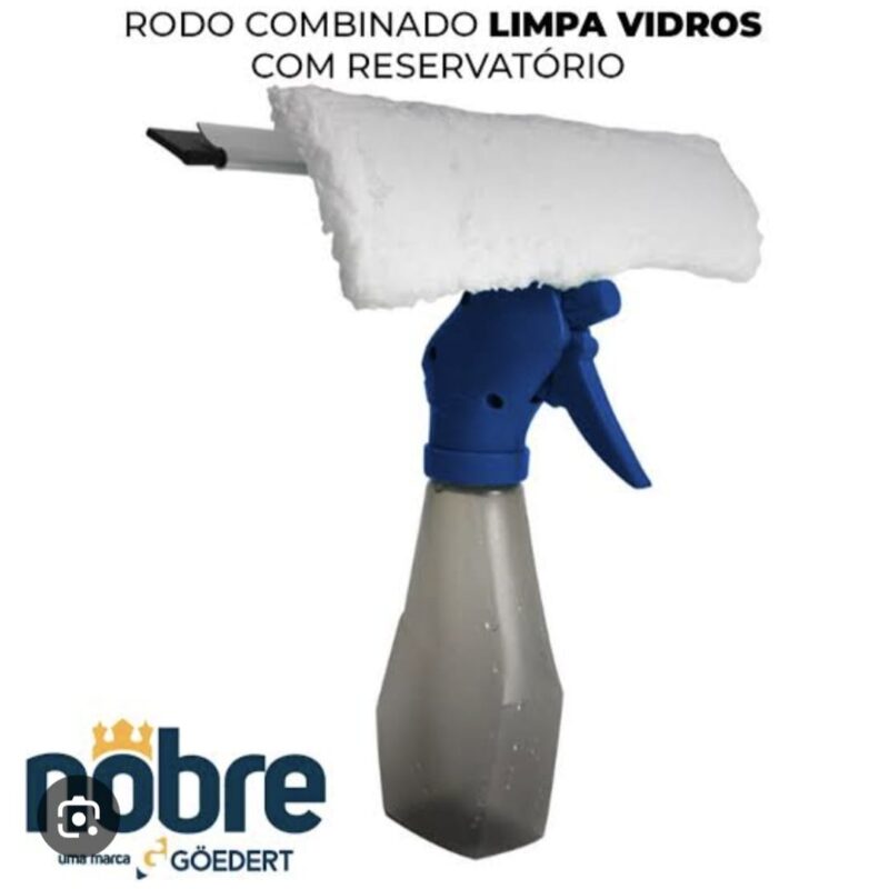 Rodo combinado limpa vidros com reservatório