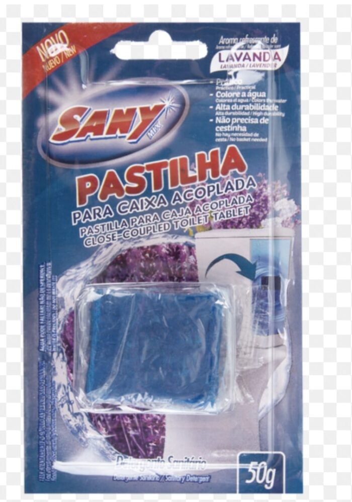 Pastilha sanitária para caixa acoplada