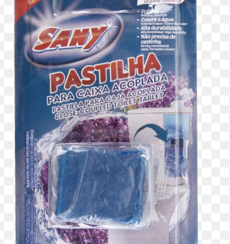 Pastilha sanitária para caixa acoplada