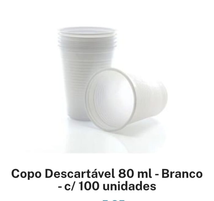 Copo descartável