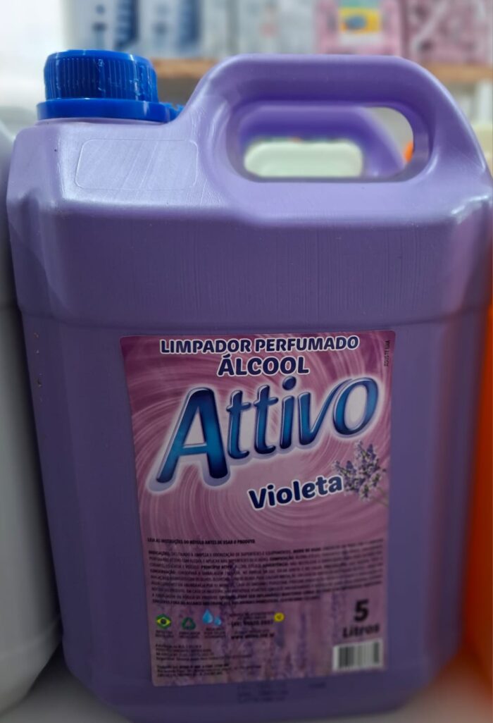 Limpador perfumado com álcool