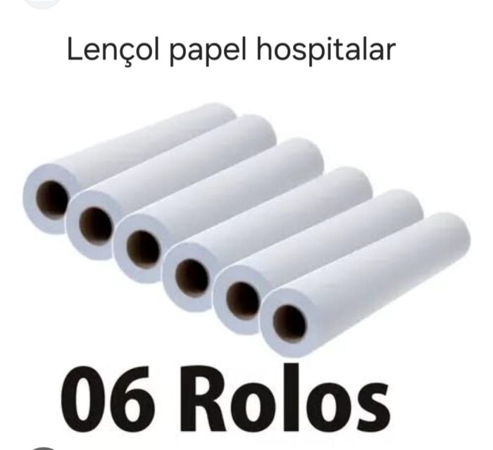 Lençol papel hospitalar