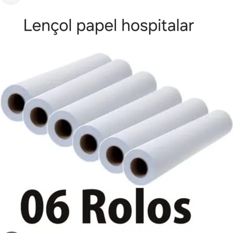 Lençol papel hospitalar