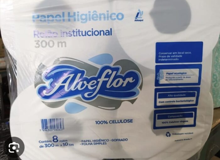 Papel higiênico 300 metros