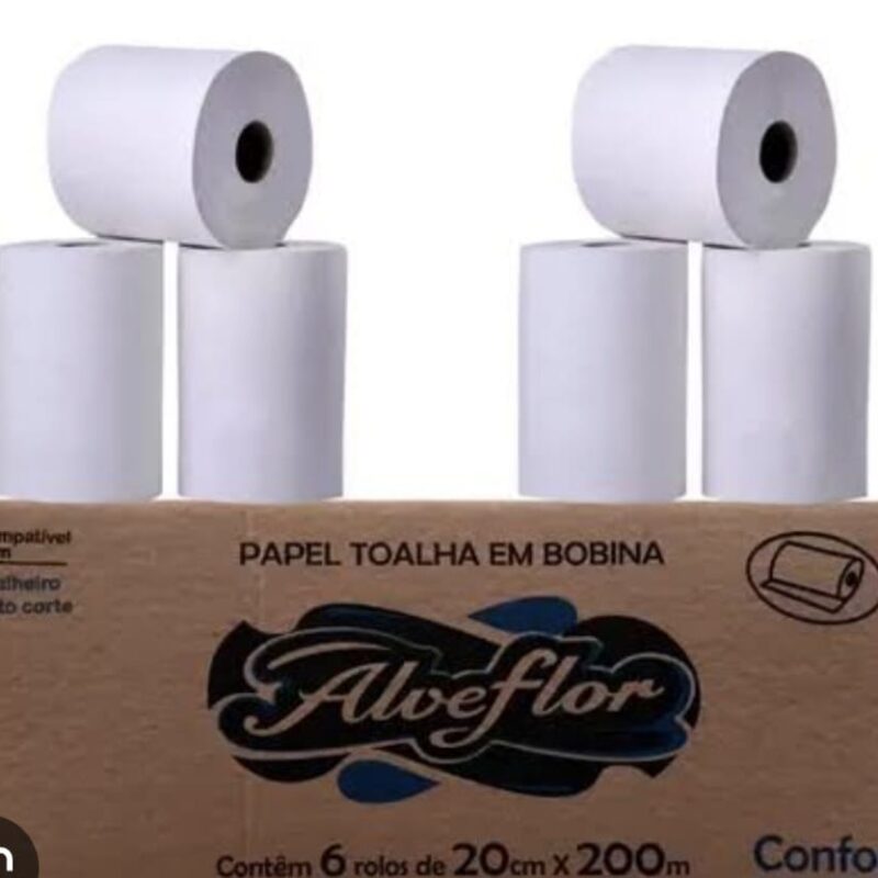 Toalha de papel em bombomna